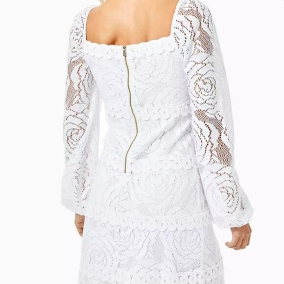 Lilly Pulitzer Zoella Dress in Resort White - Picture 3 of 14